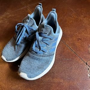 Adidas Cloudfoam grey/purple sneakers